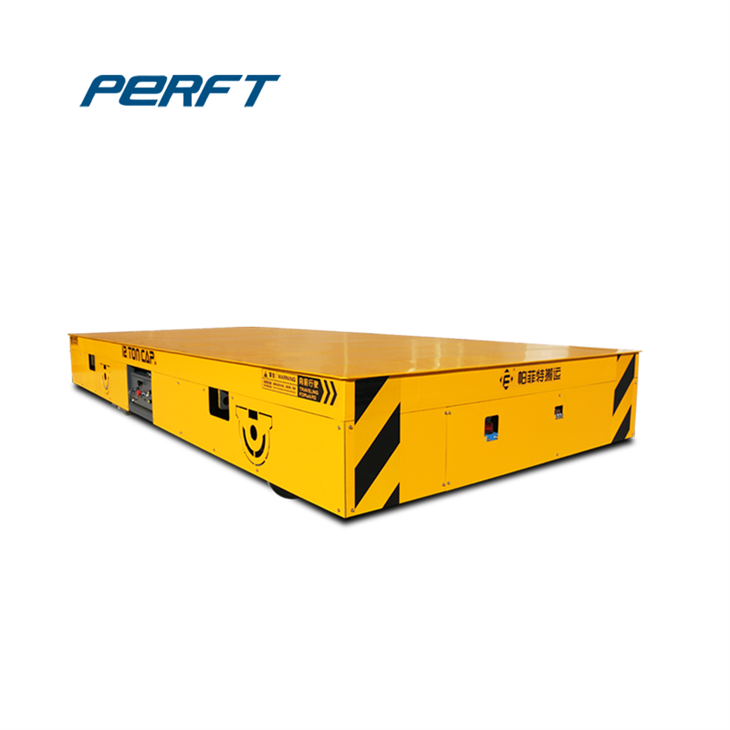 Low Voltage Rail Transfer Cart For Foundry Workshop